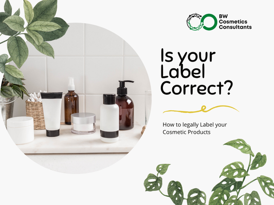 How to legally Label your Cosmetic Products